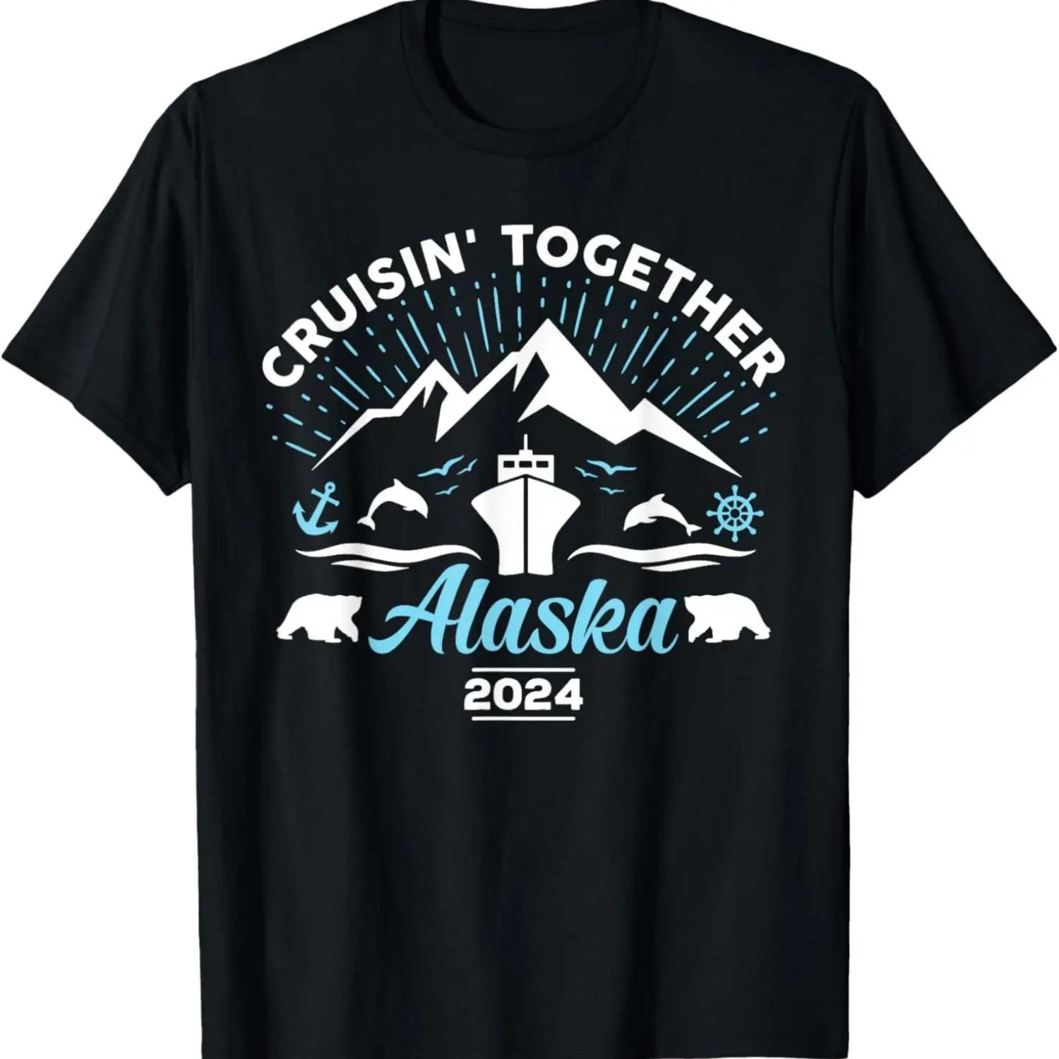 Birthday Cruise Squad Alaska Bound T-Shirt S чёрный