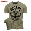 3D Printed Double Weightlifting T-shirt Men's Sports Fitness Pattern T-shirt