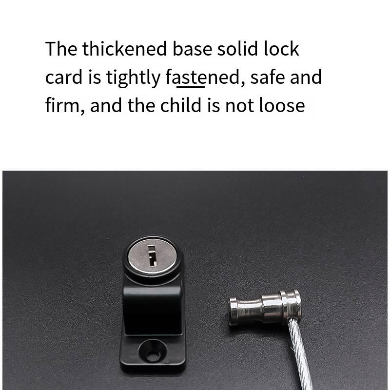Window Door Restrictor Baby Kids Child Pet Safety Security Chain Lock Kits Stainless Steel Casement Window Limiters