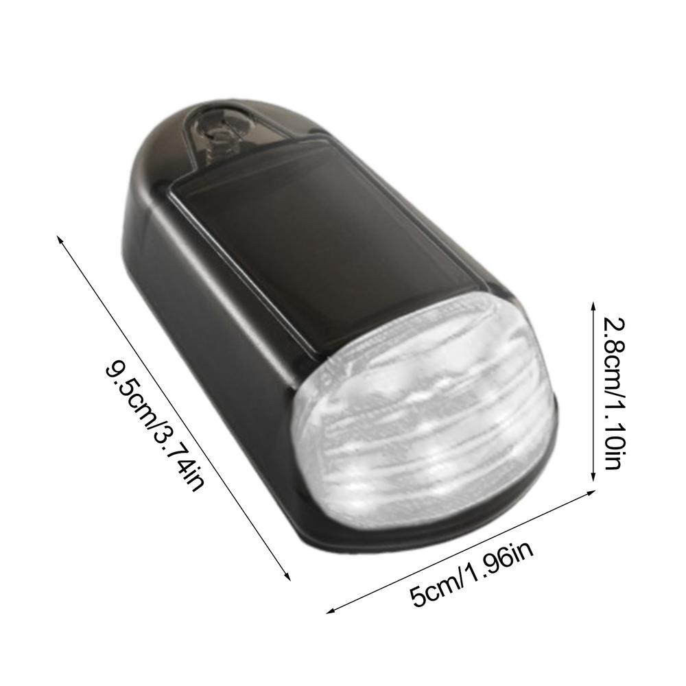 Wireless Cab Lights For Truck 12-LED No Drill Car Cab Lights Waterproof Solar Power Cab Marker Lights Adhesive Most Cars RVs