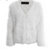 New spot Korean Faner fluffy winter warm solid color short coat Dongdaemun imitation fur coat