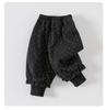 Retro Polka Dot Baby Footed Pants – Korean Style Boys' Autumn/Winter Cotton Casuals