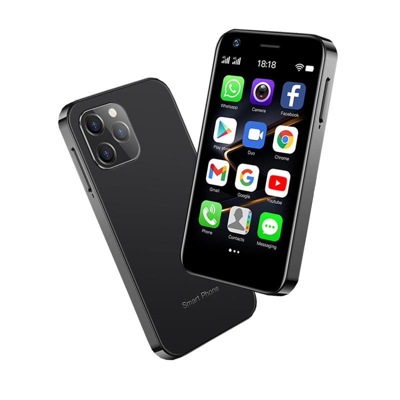 

Мини-смартфон SOYES XS12 Pro 4G, 3,0 дюйма, Android 10,0, Bluetooth, WIFI, функция OTG, ОЗУ 2 ГБ/4 ГБ ПЗУ, 32 ГБ/64 ГБ, маленький телефон с двумя SIM-картами 4GB&32GB чёрный