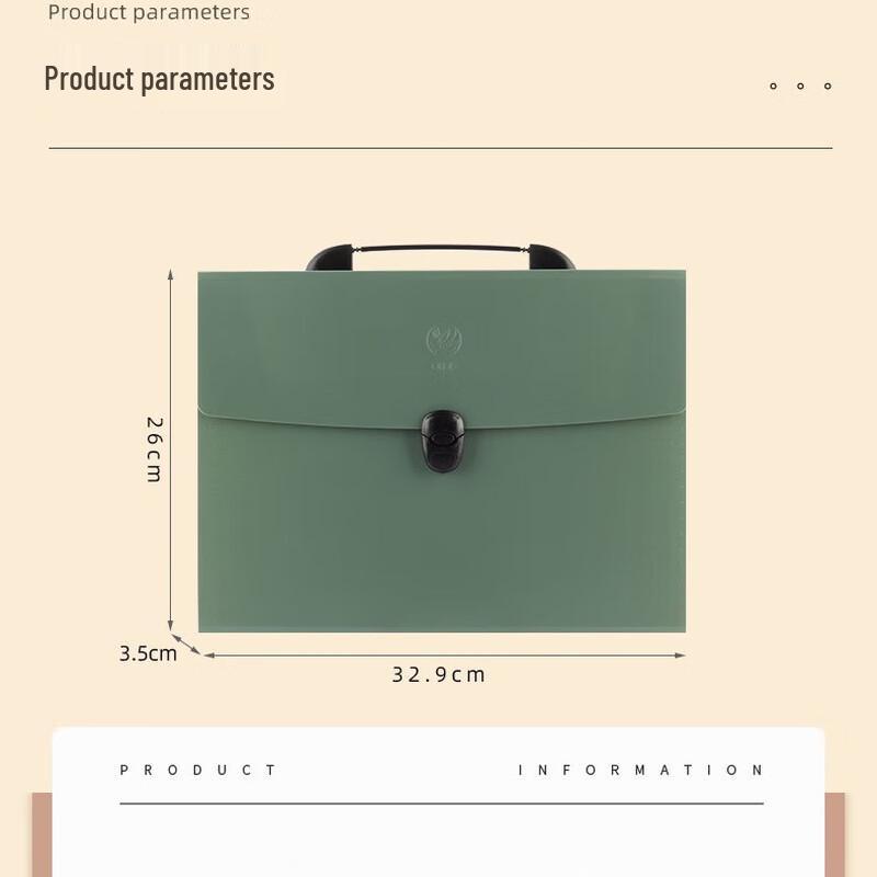 

A4 Accordion File Organizer Bag