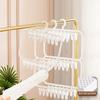 New Multi-clip Sock Drying Rack Multi-functional Removable Space-saving Socks Underwear Baby Saliva Towel Household Storage Rack