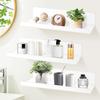 2pcs 12 Inch Acrylic Display Shelf White Plant Display Rack Wall Mounted Plant Shelf  Indoor Use