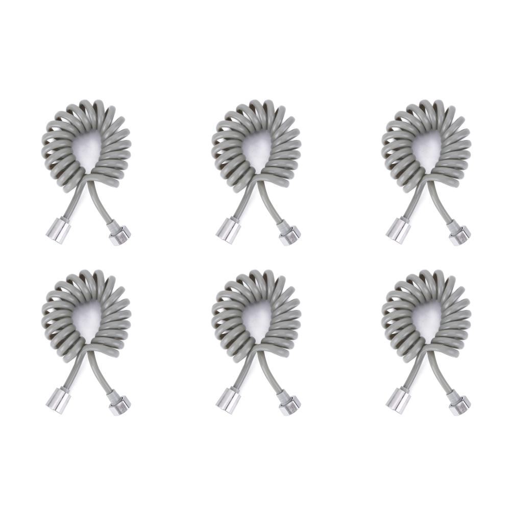 5-1PC 2/3/4M Telephone Line Shower Hose Plastic Water Plumbing Hose Anti-wrap Soft Hose Tube for Toilet Bidet Shattaff Sprayer