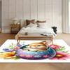 Cute Color Rug Happy Easter Carpet Soft Rugs for Bedroom Kid Play Mat Home Decor Gift Carpet Living Room Decoration Alfombra
