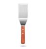 Wood Handle Heavy Duty Hamburger Turner / Spatula with Cutting Edge, 2.95-Inch Wide Blade, 11.5-Inch BBQ Tools