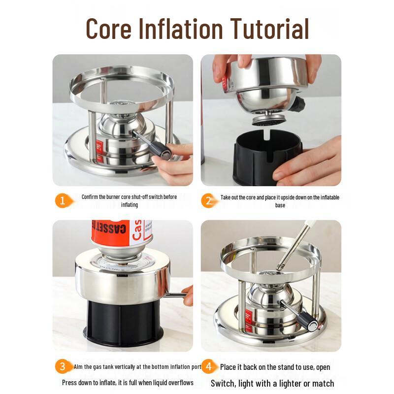 Vnash 304 Stainless Steel Single-Person Mini Hot Pot