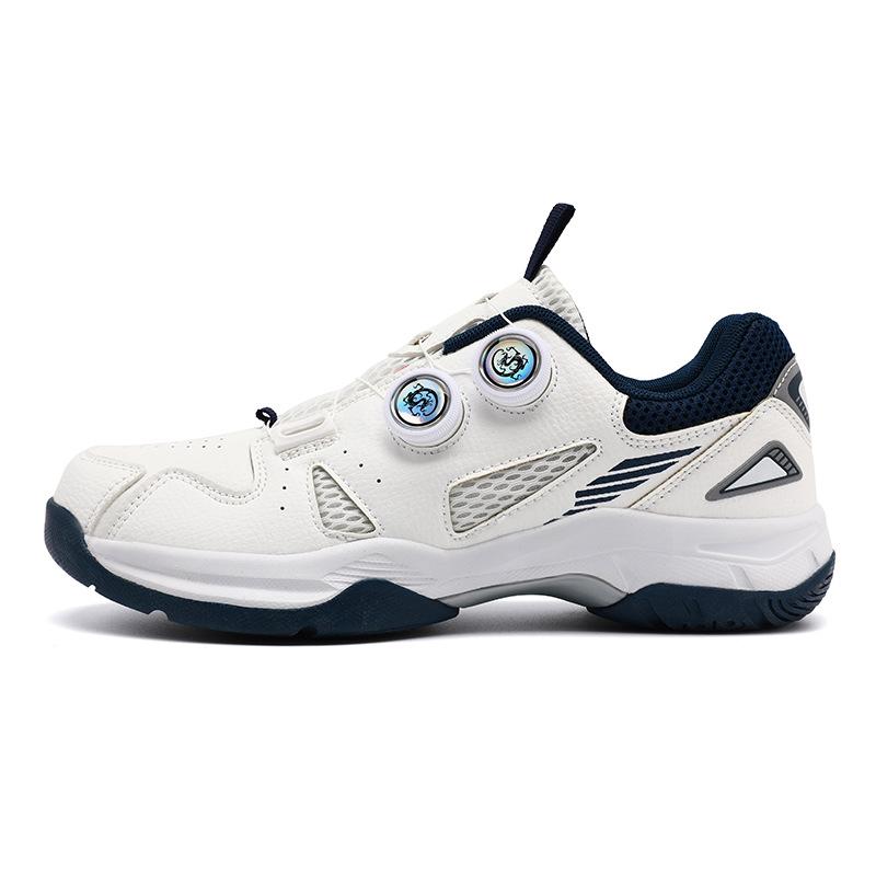 New rotary buckle casual badminton shoes couple table tennis sports shoes men's and women's tennis baseball training shoes