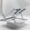 Portable Folding Laptop Stand with Adjustable Height and Cooling Feature for Desktops and Painting