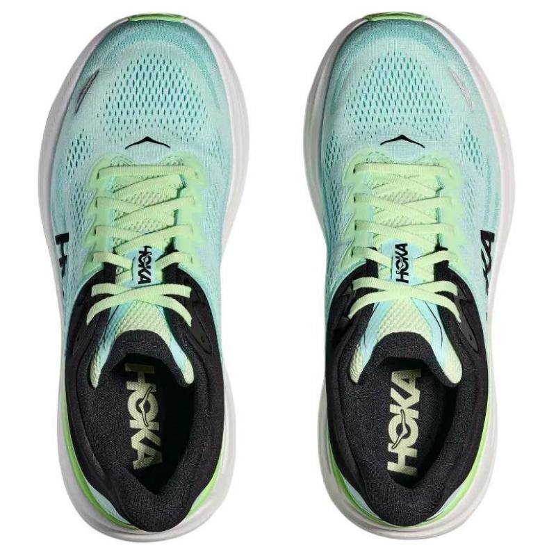 HOKA One One Bondi 9 Luna Moth Blue Spark Sneaker 1162011-LNMT