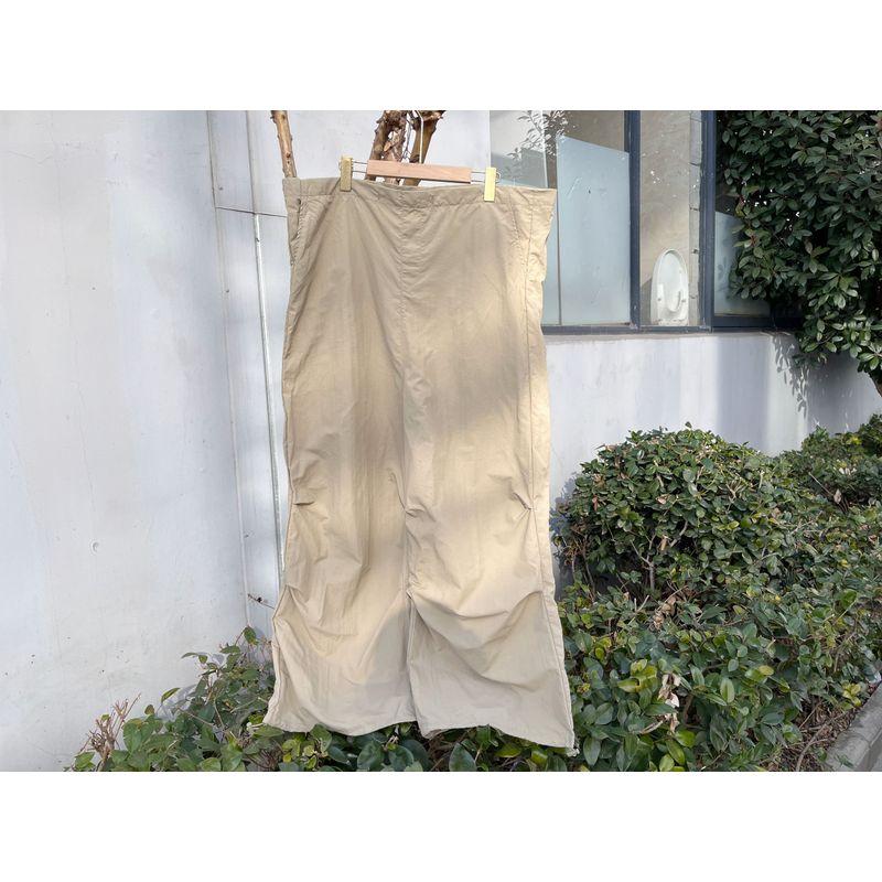 

No Drawstring! Pure Color Stylish Summer Thin Loose Slim Looking Casual Temperament Wild K-style Plaid Y2 Khaki (cordless) L