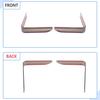 Car Reverse Light Cover Trim Compatible with Toyota Tundra 2022-2025 Rear License Plate Light Running Lamp Reverse Lights Taillight Assembly Smoked