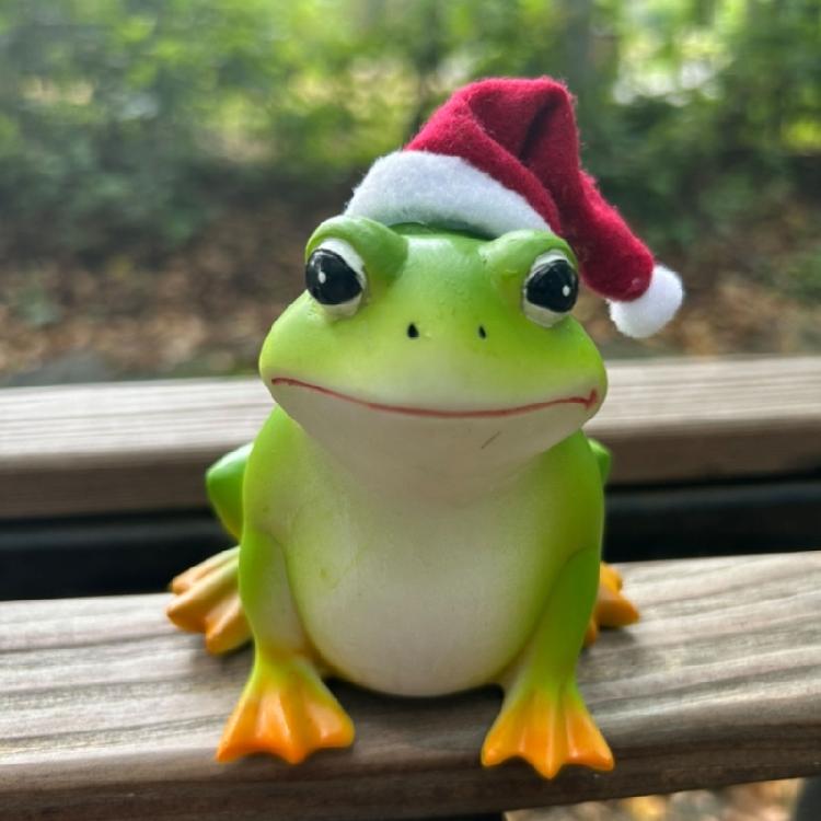 Artistic Frogs Statuette Sculpture Resin Construction Complement Succulents Gardens Farmhouses And Porch Decorations