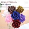 PE Gold Powder Artificial Roses for DIY Bouquets - Valentine's Day, Weddings, Flower Shops