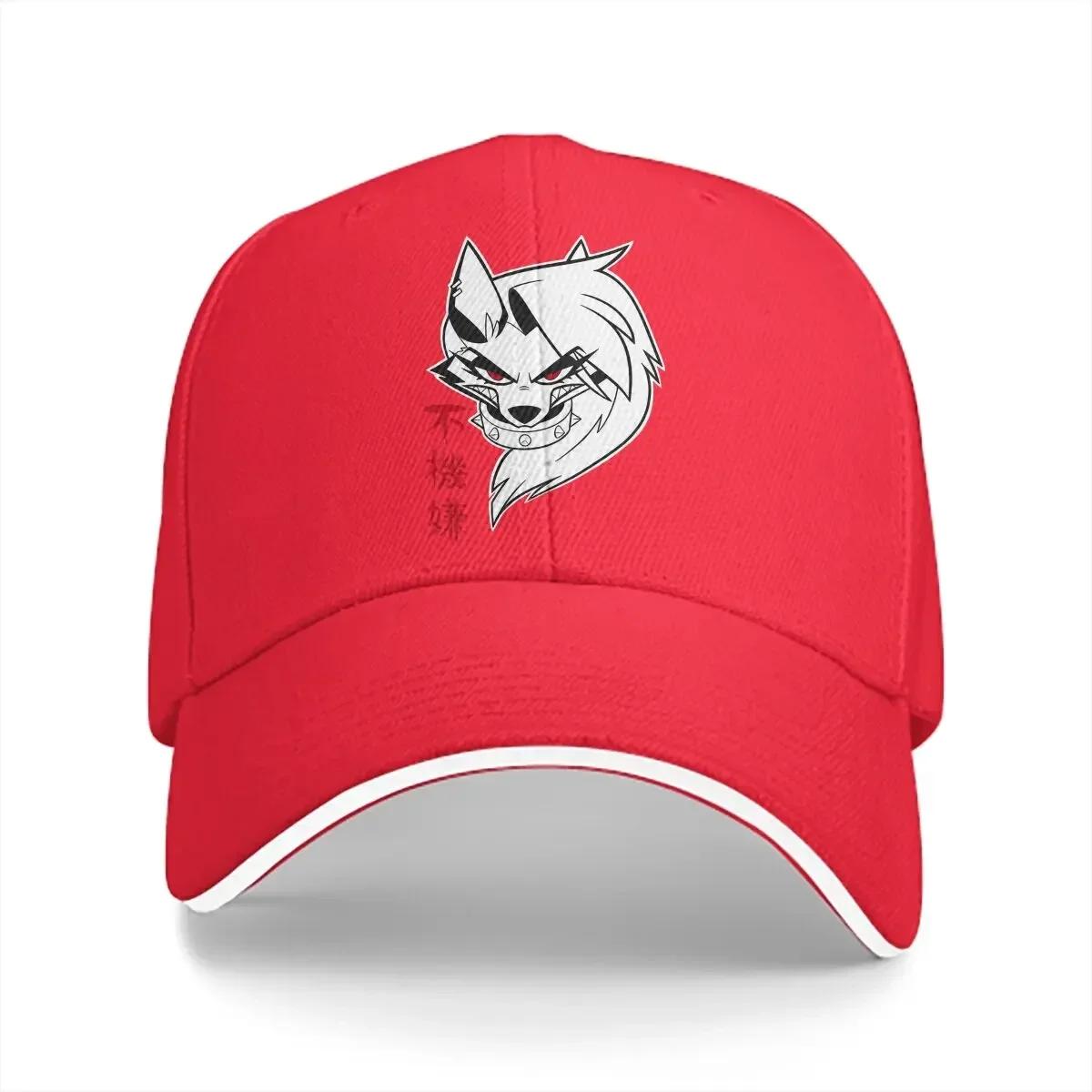 Pure Color Dad Hats Loona Casual Hat Sun Visor Caps Helluvaboss Peaked Cap 56-58cm