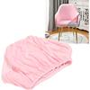 Tissting Pink Curved Back Chair Cover High Elasticity Anti Wrinkle Universal Thickened Armchair Cover Mid Century Modern Accent Dining Chair Cover