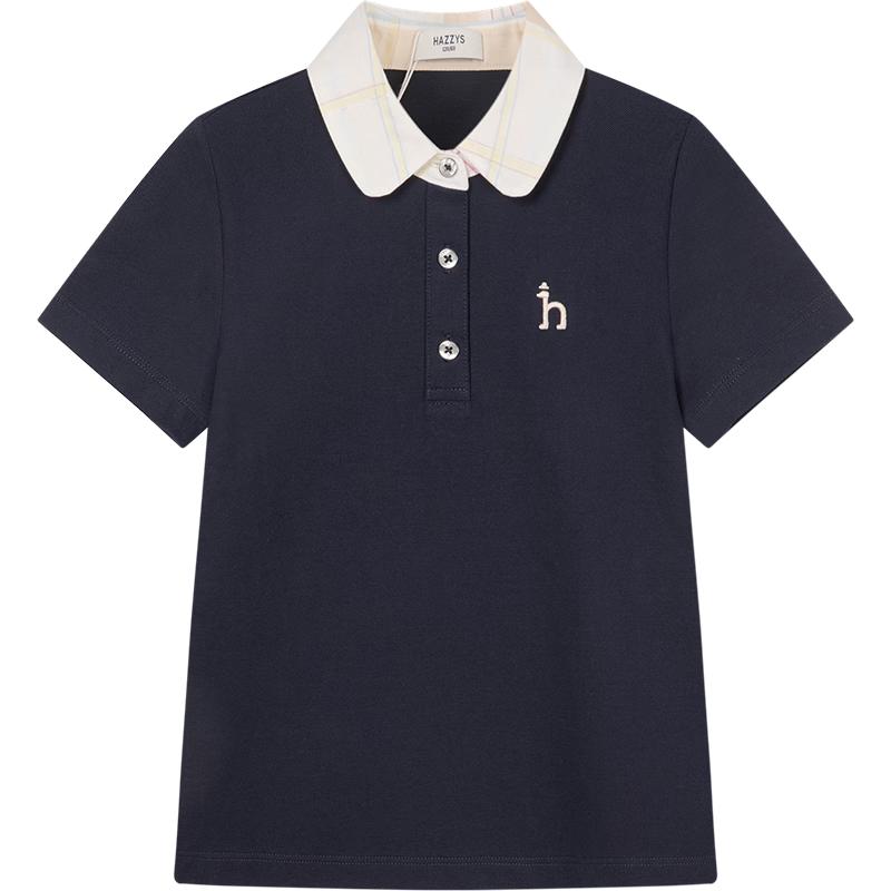 HAZZYS Girls' Summer Short Sleeve Polo Shirt