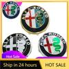 Car Stickers For Alfa Romeo 4pcs 58mm Car Wheel Rims Hub Center Caps for Alfa Romeo Logo Giulietta Mto Giulia GT 159 147 156 166
