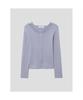 8SECONDS Rib Neck Strap Pullover Violet