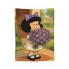 Mafaldas Love Smile Flannel Blankets  Funny Throw Blanket for Home cm Plush Thin Quilt