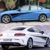 2 adet 220 cm x 48 cm Şık Araba Plakası Uzun Yan Şerit Oto Vinil Çıkartması Dekorasyon Araba DIY Şekillendirici Etiket Araba Tuning