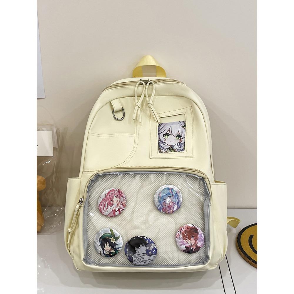 Japanese Ins College Backpack Junior High School College Student Schoolbag Women's Large-capacity High-value Going Out Backpack
