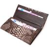 Ultra-stylish Women's Wallet Made of Textured Genuine Leather with Snake Embossing CANPELLINI 21713 Multicolored