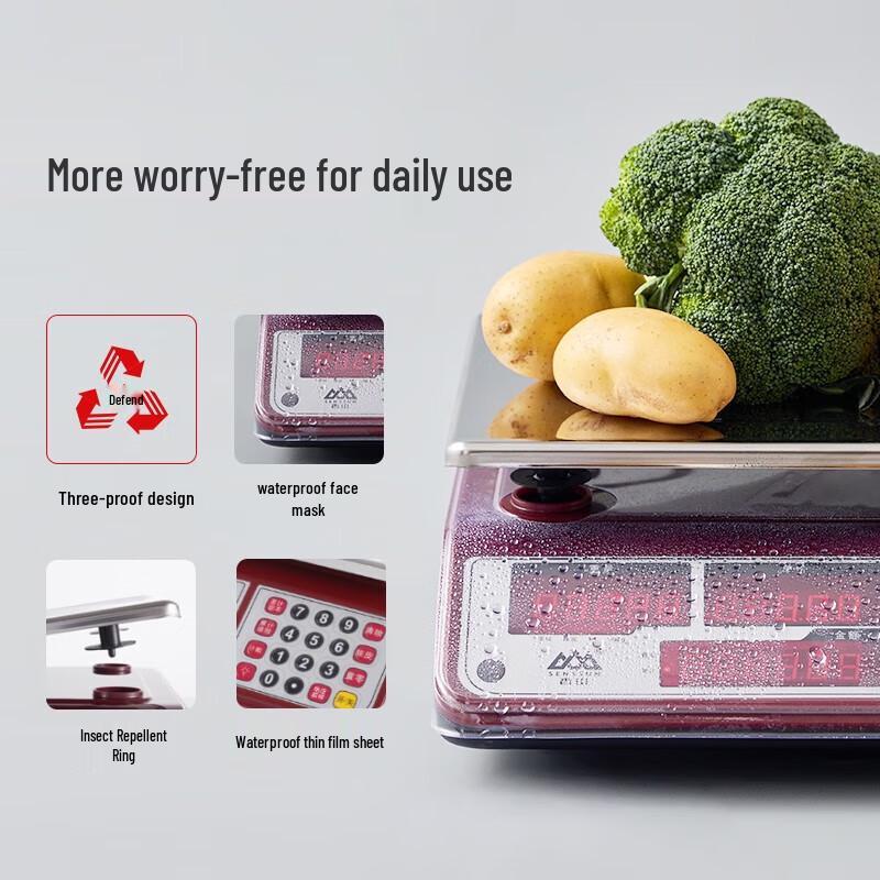 Xiangshan ACS-JE201 30kg Commercial Digital Price Computing Scale (CN Version)