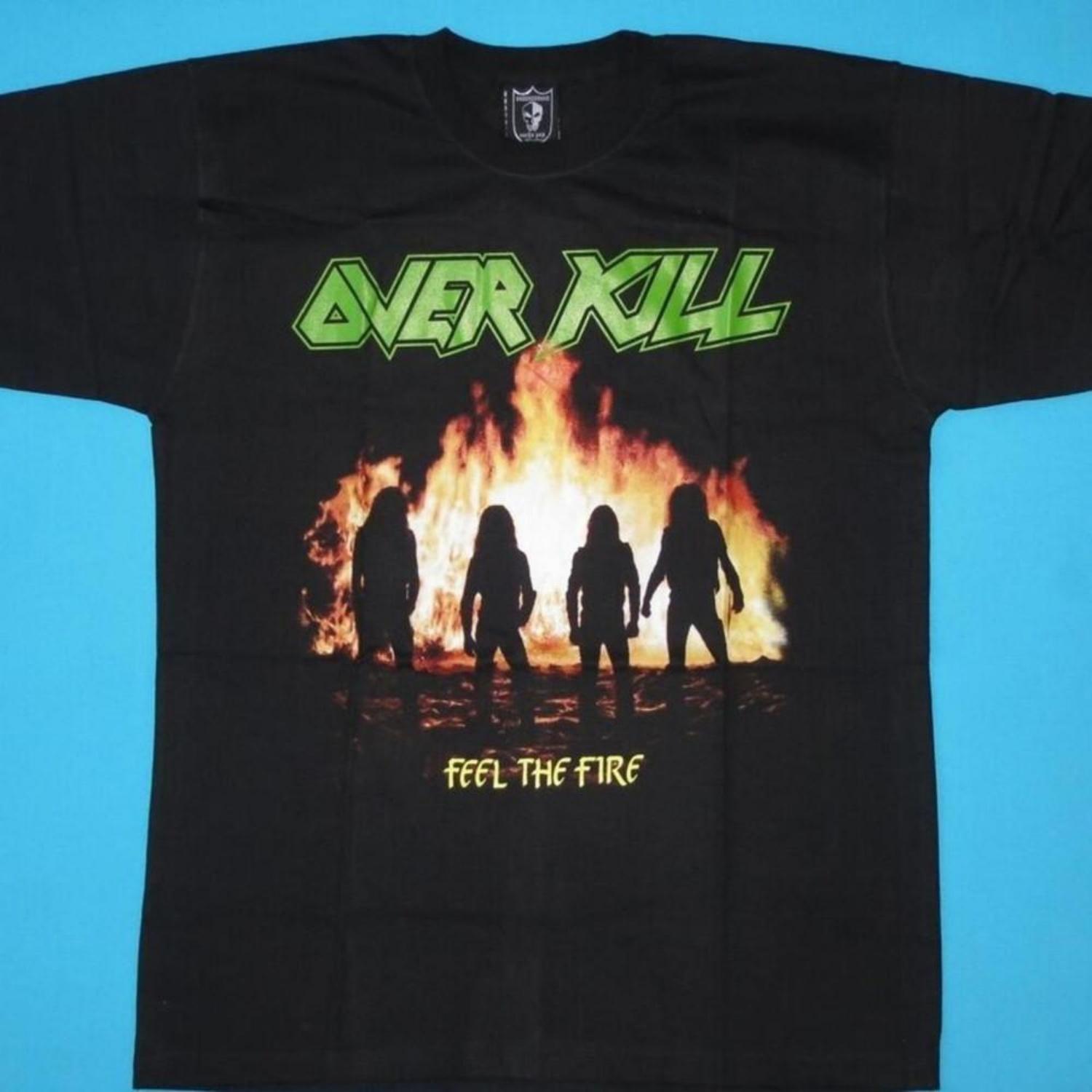 OVERKILL FEEL THE FIRE Band TShirt Unisex T-Shirt S