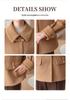 Stylish Spring & Fall Wool Coat for Petite Middle-aged & Elderly Women 2026