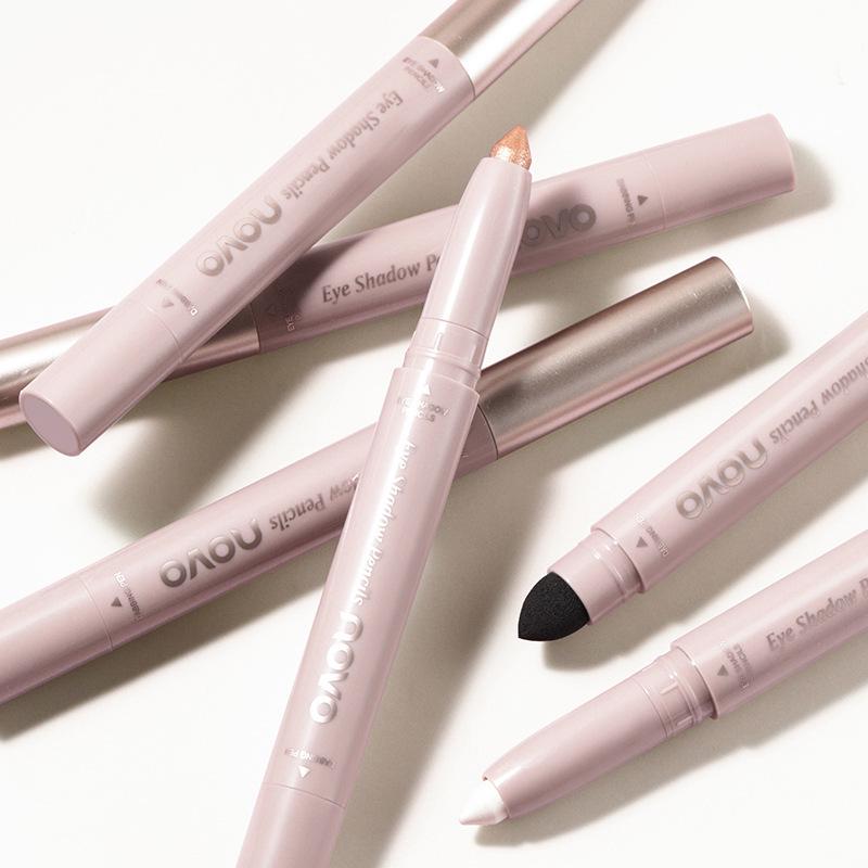 NOVO6076 Iridescent Eyeshadow Stick: Quick, Easy One-Swipe Makeup for Students & Parties. Ideal for Busy or Lazy Days. Super Hot & On-Trend!