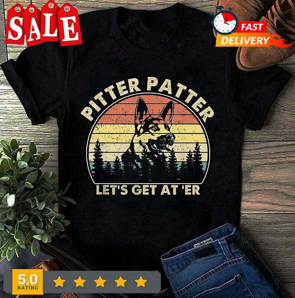 

Letterkenny Pitter Patter German Shepherd Funny Dog Retro Vintage T-Shirt M
