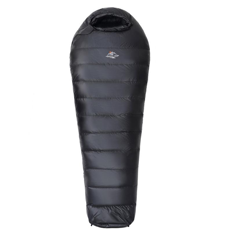 3 Season Winter Mummy Style Portable Thickened Waterproof Nylon Ultralight Goose Sleeping Bag for Adults Students