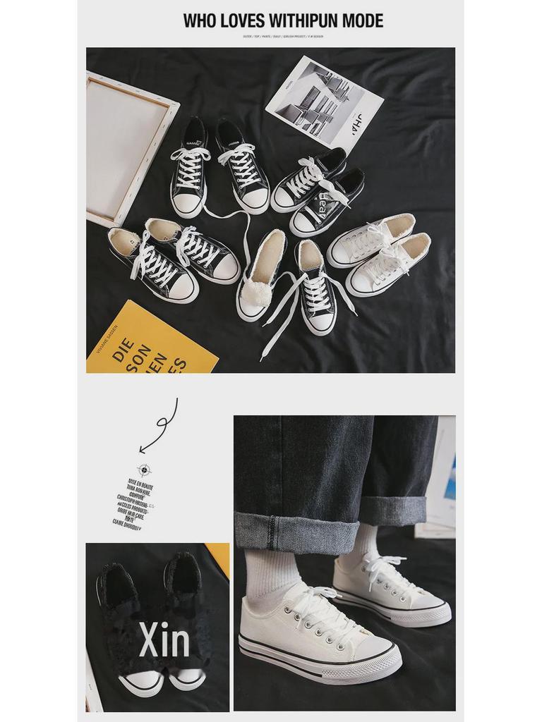 Men's Plush Canvas Shoes - Korean Casual, Versatile, Warm, Sneakers for Fall & Winter (N01)