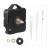 1Set Silent Clock Movement Long White Hands Mechanism Fittings Repair Parts