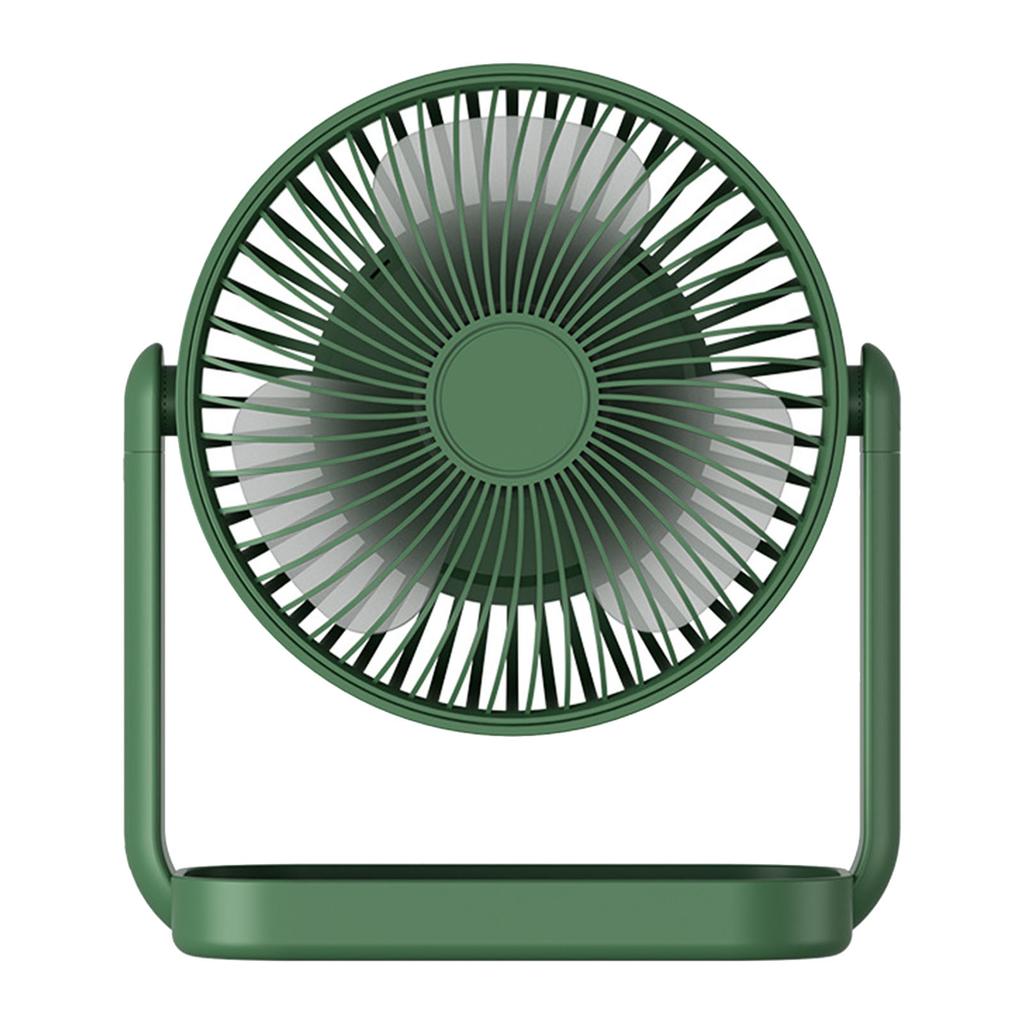 Small Desk Fan 3 Blades Multifunctional Quiet Rechargeable   Fan for Home Camping