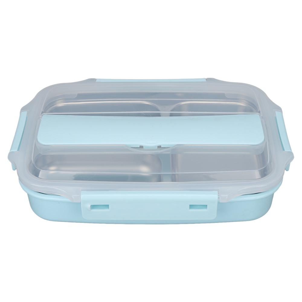304 Stainless Steel Leakproof Lunch Box 3 Compartment Bento Lunch Box  For Camping