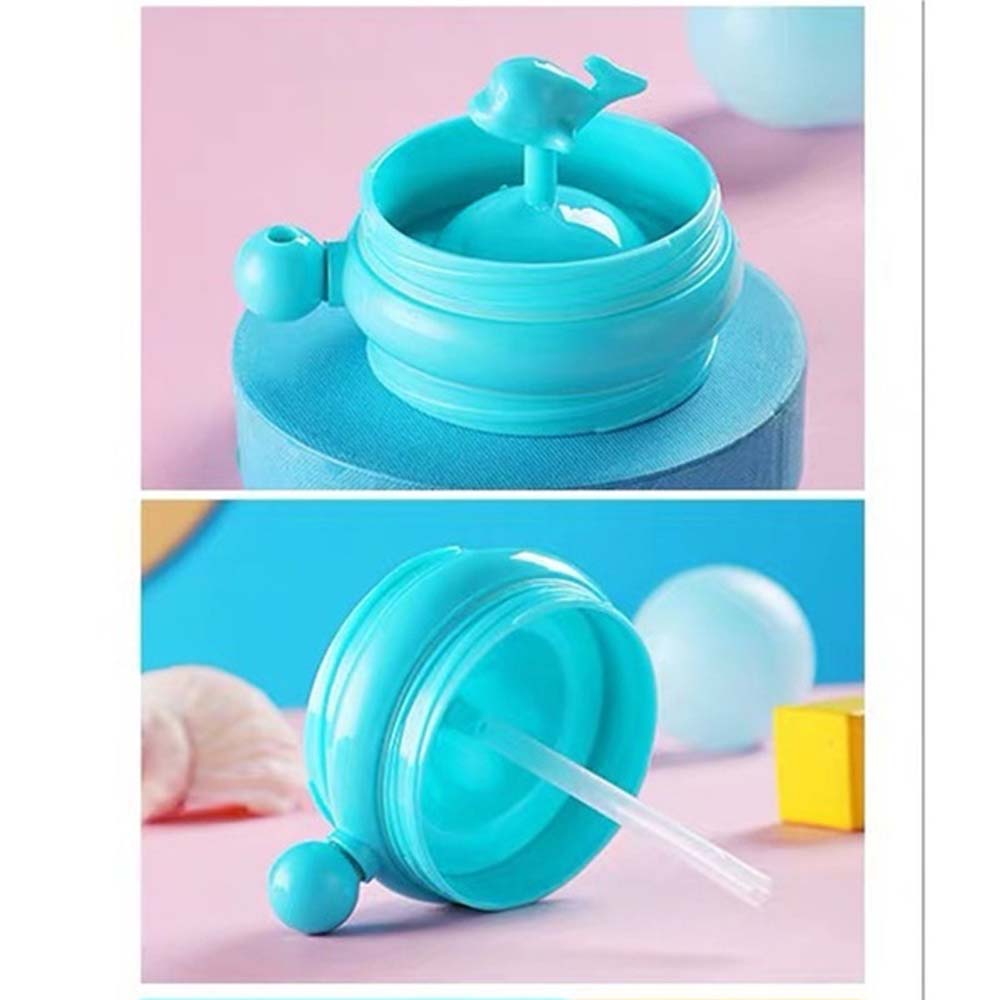 Outdoor Mugs Feeding Whale Kettle Kids Baby Feeding Cups Water Spray Cup Straw Cups Water Bottles
