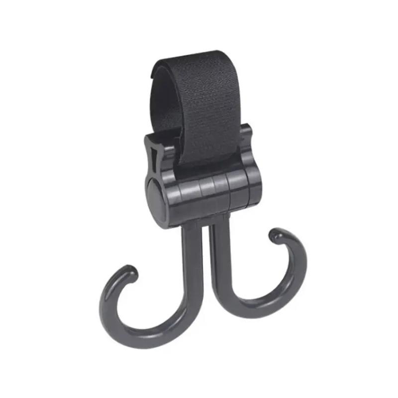 

Double Hook Load-bearing Sturdy and Durable 360 Degree Rotating Adjustable Hook and Loop Fasteners Baby Stroller Accessories