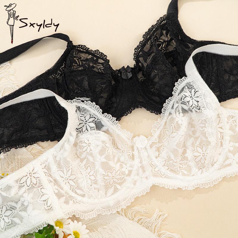 Women Sexy Lace Bras Plus Size Push Up Bralette Hollow Out Lingerie Embroidery Bra Brassiere Female Underwired Underwear