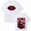 Nuova Maglietta Unisex Hazbin Hotel 100% Cotone Y2k Grafica Husk Girocollo Estiva Moda Harajuku Streetwear Maglietta di Alta Qualità
