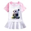 Stilvolles Sommer-Patchwork-Baumwollkleid für Kleinkinder & Mädchen