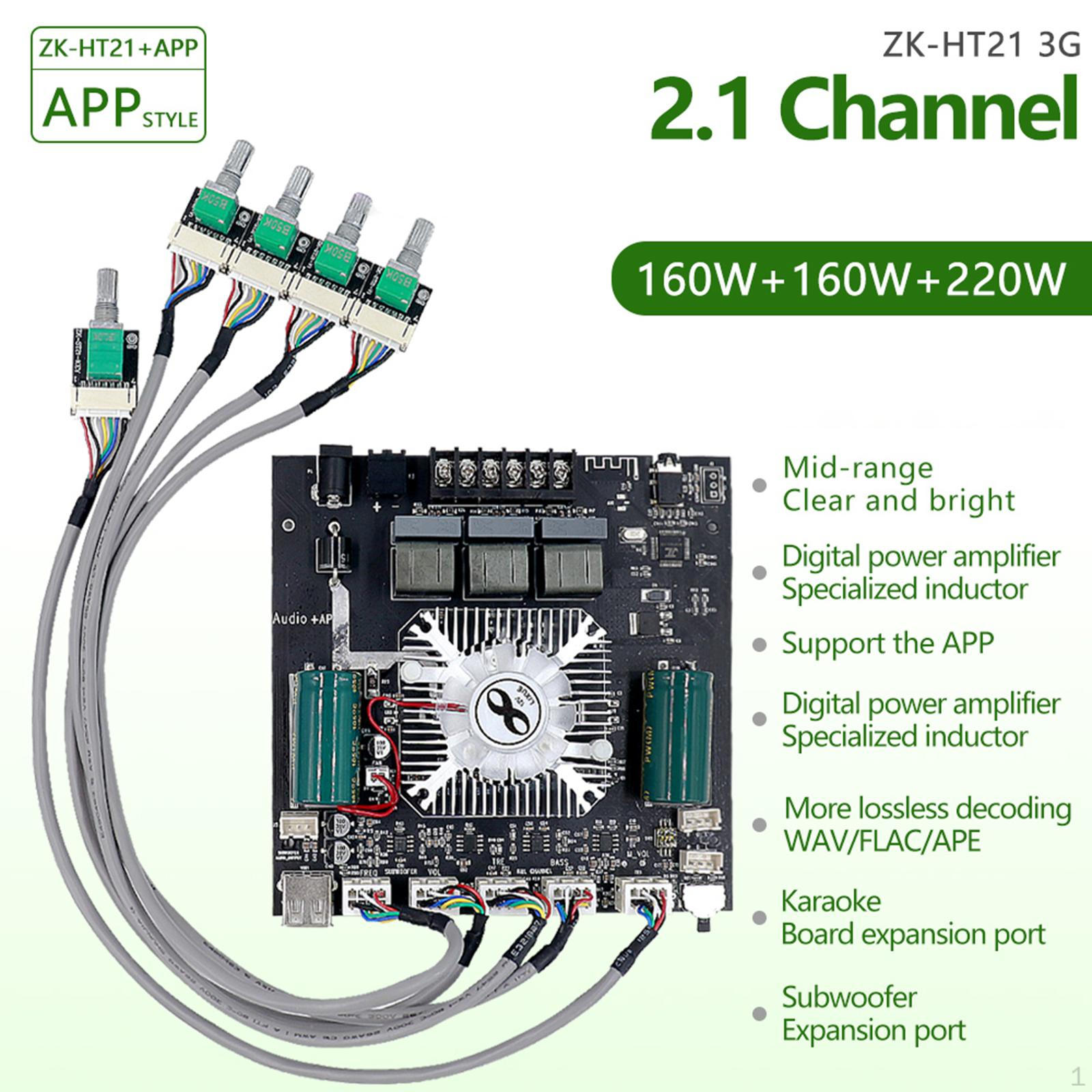 

Digital Amplifier Board TDA7498E Chip Sturdy Lightweight DIY Sound Amplification Easy Installation