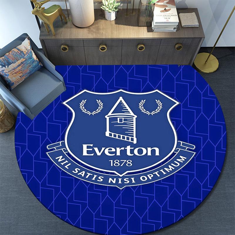 Everton Pattern Round rug,Carpet Rug for Living Room Bedroom Playroom ,Non-slip Floor Mat,Holiday Gifts and Birthday Gifts.