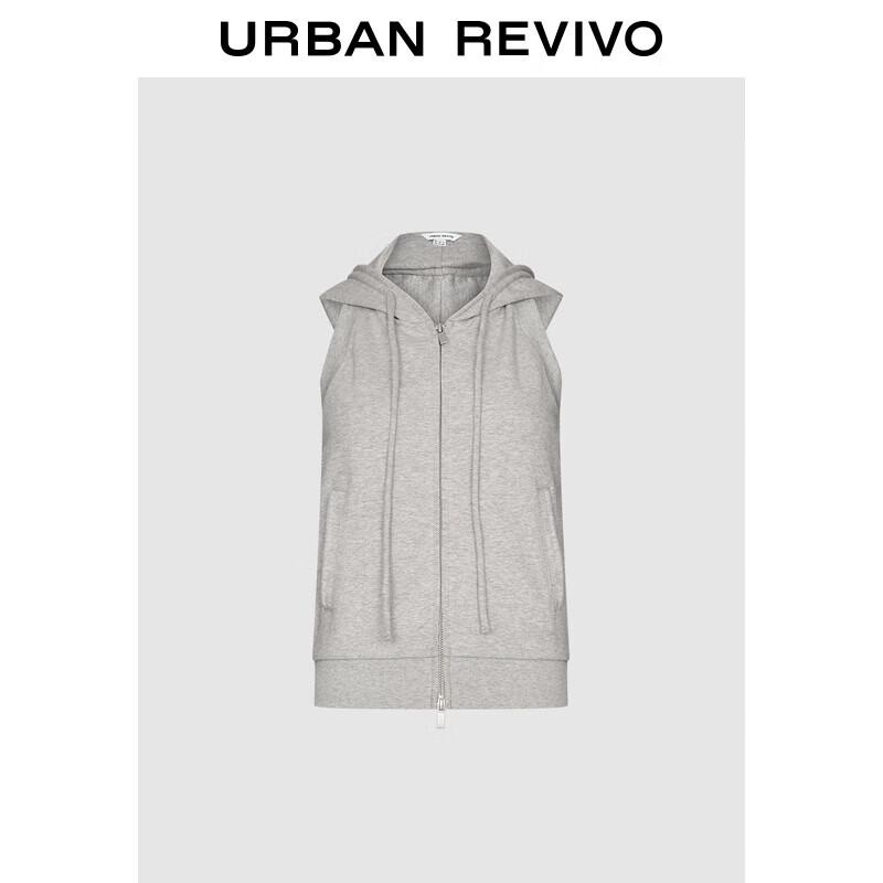 Women s Trendy Casual Hooded Sleeveless Drawstring Vest XL