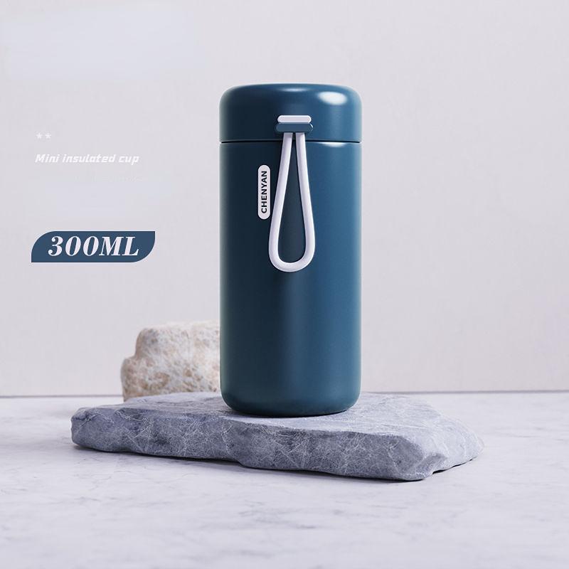 Intelligence Thermos Cup 300ml Vacuum Flasks Portable Stainless Steel Thermos Cup Water Bottle Travel Tea Mug Office Thermos Cup