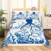Octopus Bedding Set Twin Octopus Tentacles Bed Duvet Cover Sea Animals Comforter Cover Ocean Theme Quilt Cover With 2 Pillowcase